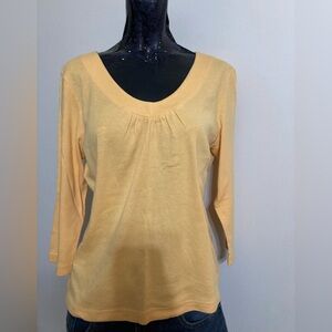 Women's Peach 3/4 Sleeve Top
Item# TSct12